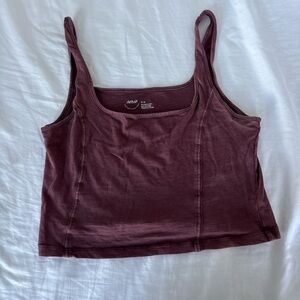 Aerie Burgundy Tank Top